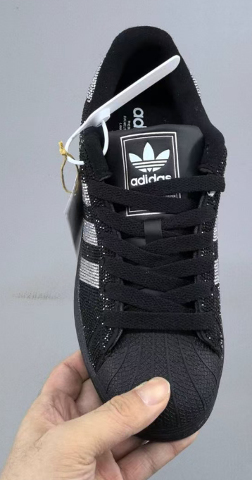 adidas in Black/Silver Brick: Industrial Edge
