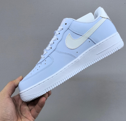 Nike Air Force 1 Low in Light Blue: Azure Serenity