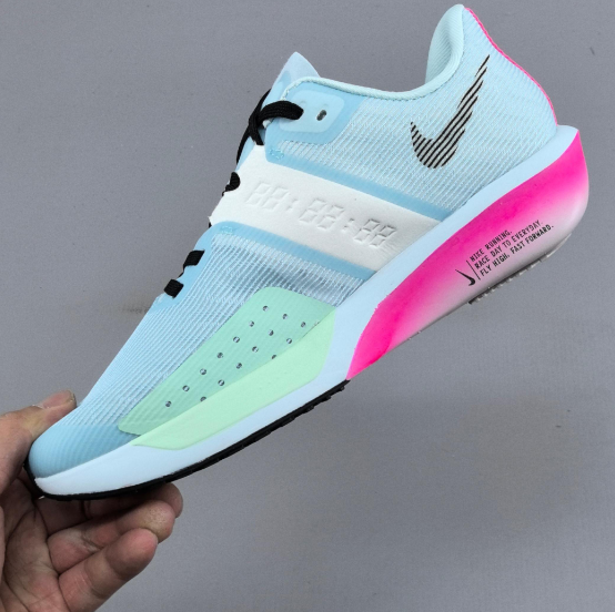 Nike Zoom Fly 4 in Blue/Pink: Chromatic Velocity