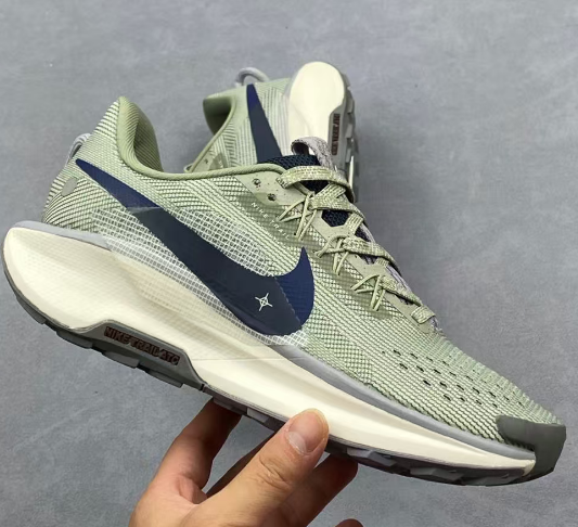 Nike ReactX Pegasus Trail 5 in Light Green: Trail-Tuned Freshness