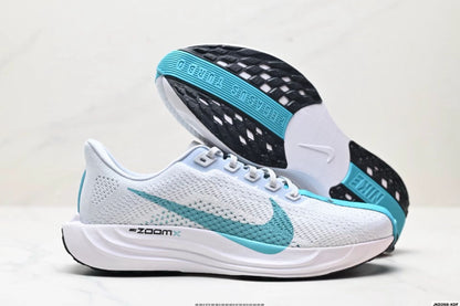 Nike Zoom Sneaker in White/Blue: Velocity Contrast