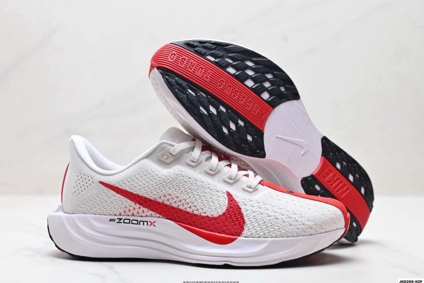 Nike Zoom Sneaker in White/Red: Ignited Velocity