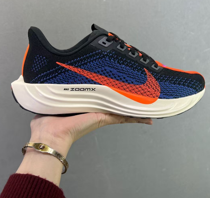 Nike Zoom Sneaker in Blue/Orange: Chromatic Propulsion