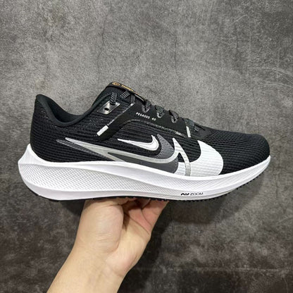 Nike Zoom Sneaker in Black/White: Monochrome Velocity