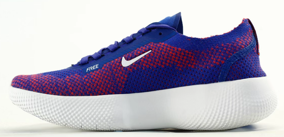 Nike Free Sneaker in Blue/Red/White: Dynamic Triad