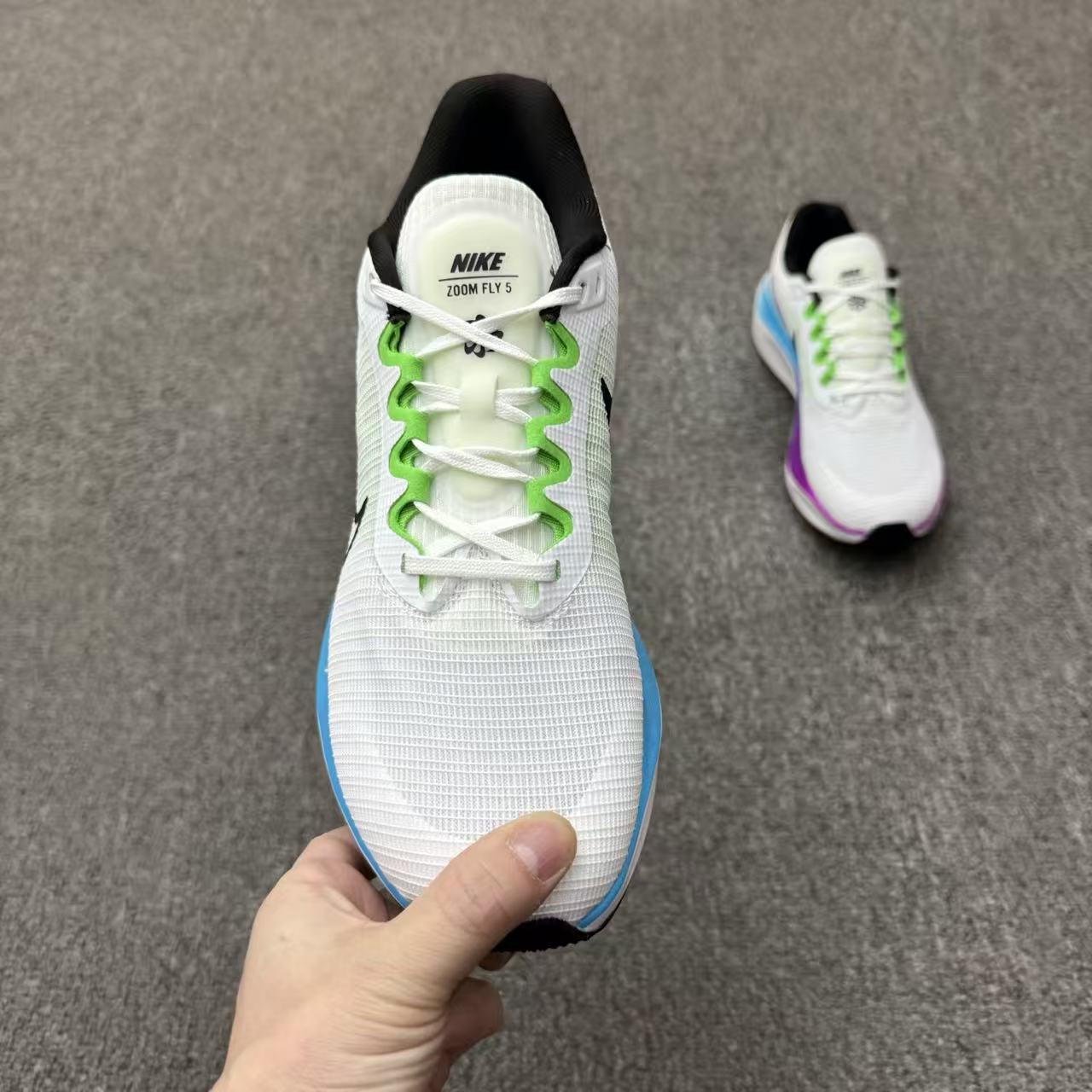 Nike Air Zoom in White/Yellow/Blue/Violet