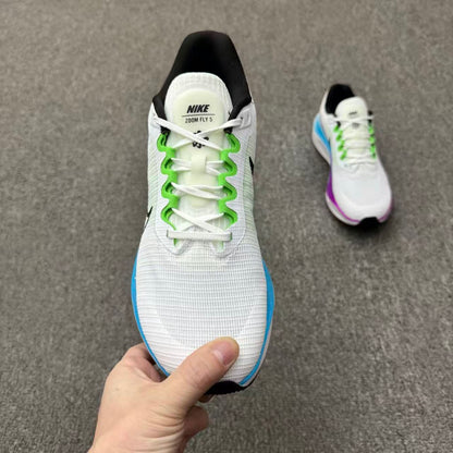 Nike Air Zoom in White/Yellow/Blue/Violet
