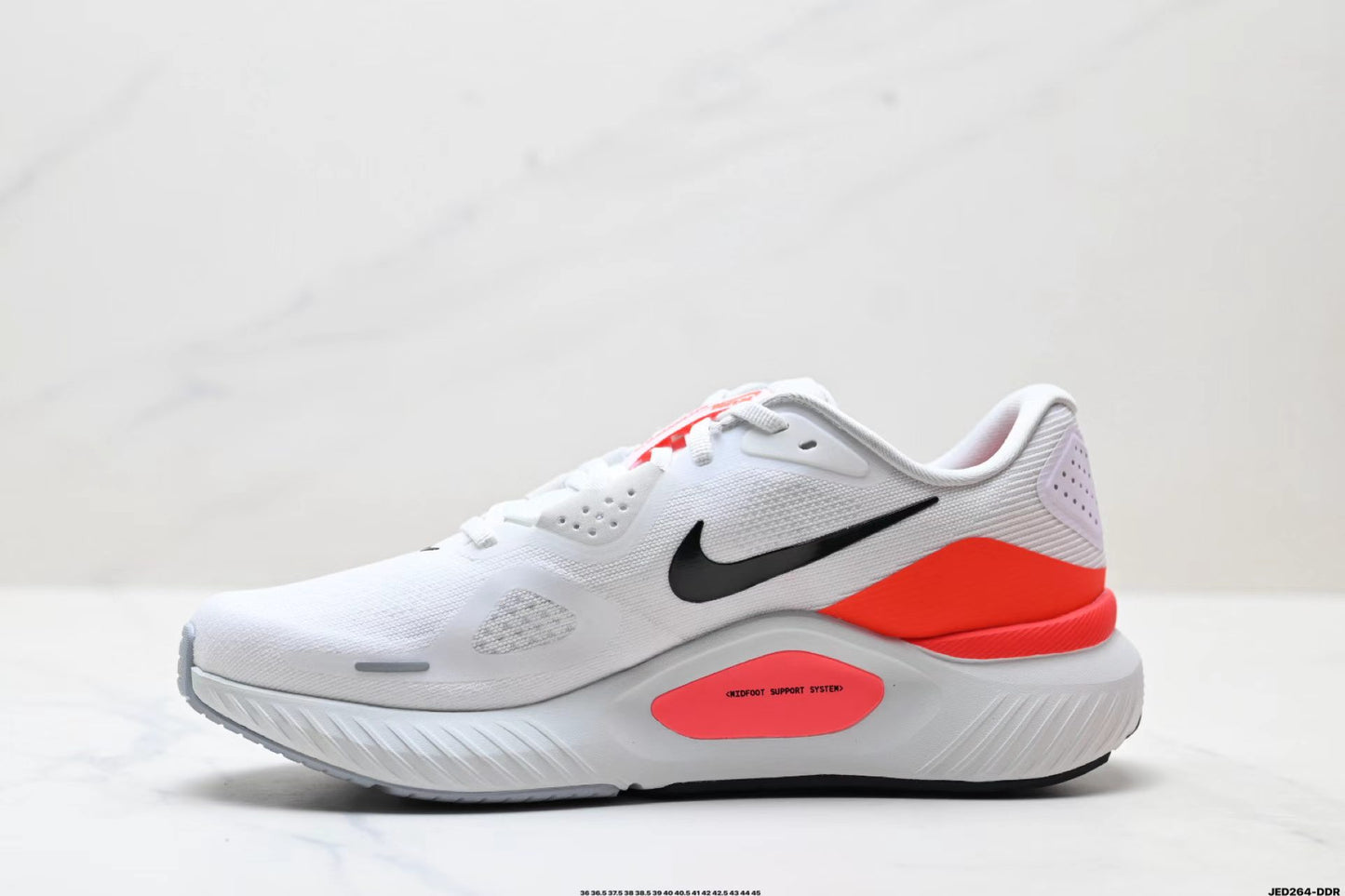 Nike Zoom Sneaker in White/Red: Iconic Ignition