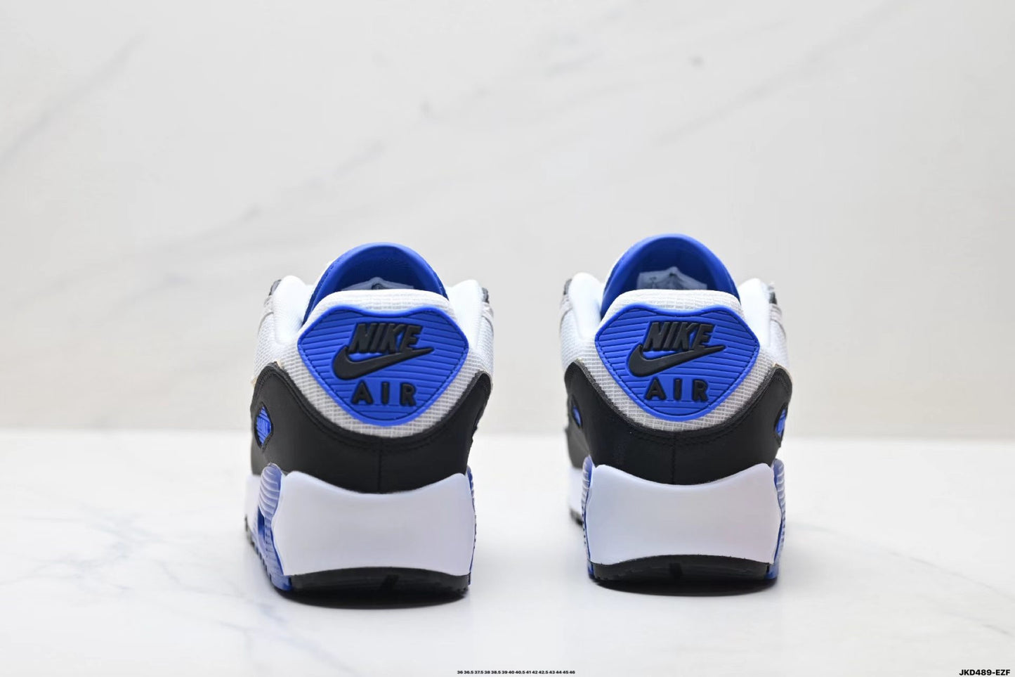 Nike Air Max 90 in Blue/Black/White: Heritage Triad