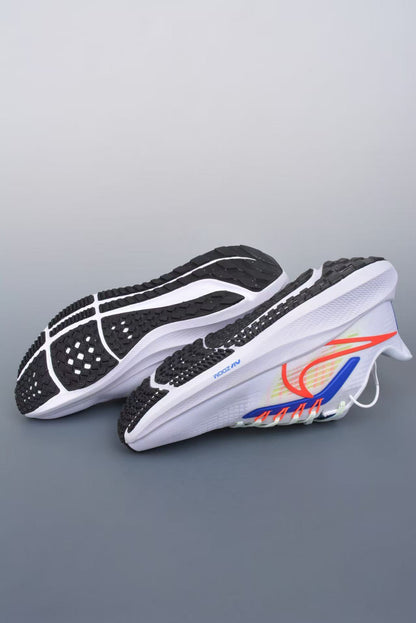 Nike Zoom Sneaker in White/Orange/Blue: Solar Circuit