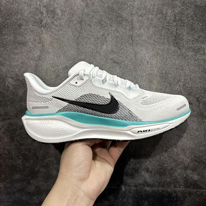 Nike Zoom Sneaker in White/Blue/Black: Dynamic Architecture