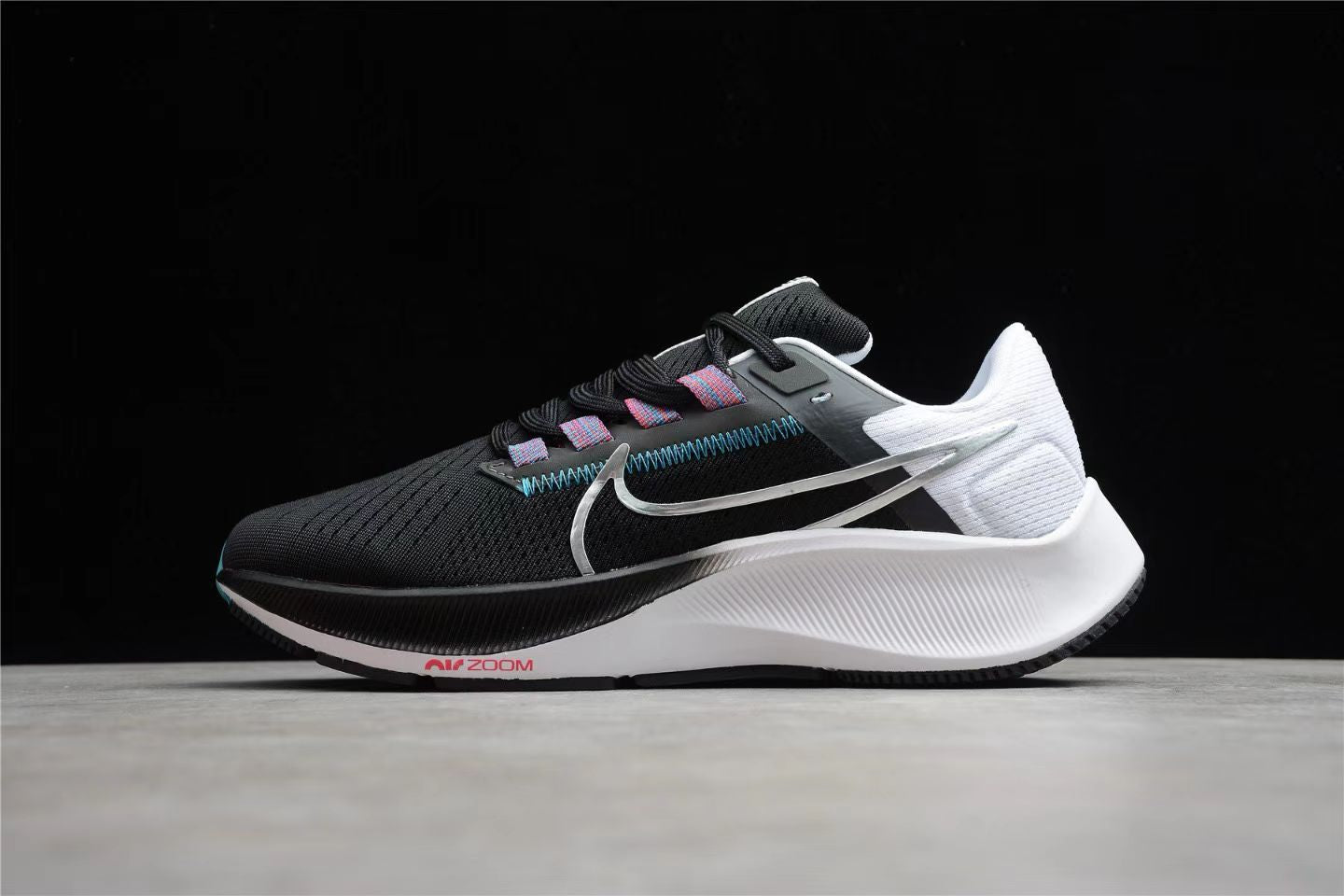 Nike Zoom Sneaker in Black/Silver: Industrial Spark