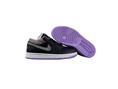 Air Jordan 1 Low "Court Purple / Plaid"