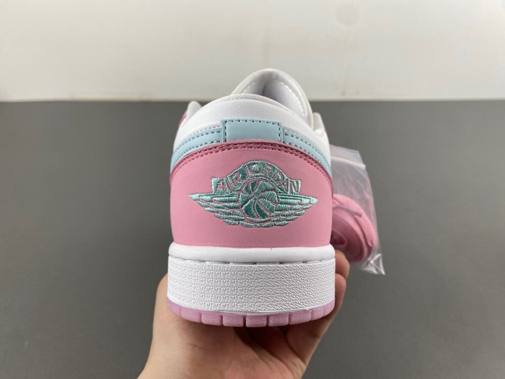 Air Jordan 1 Low "White/Pink Jade"