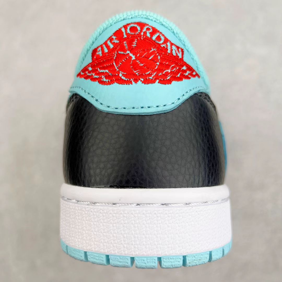 Nike Air Jordan 1 Low – Black / Turquoise