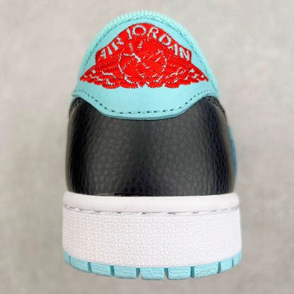 Nike Air Jordan 1 Low – Black / Turquoise