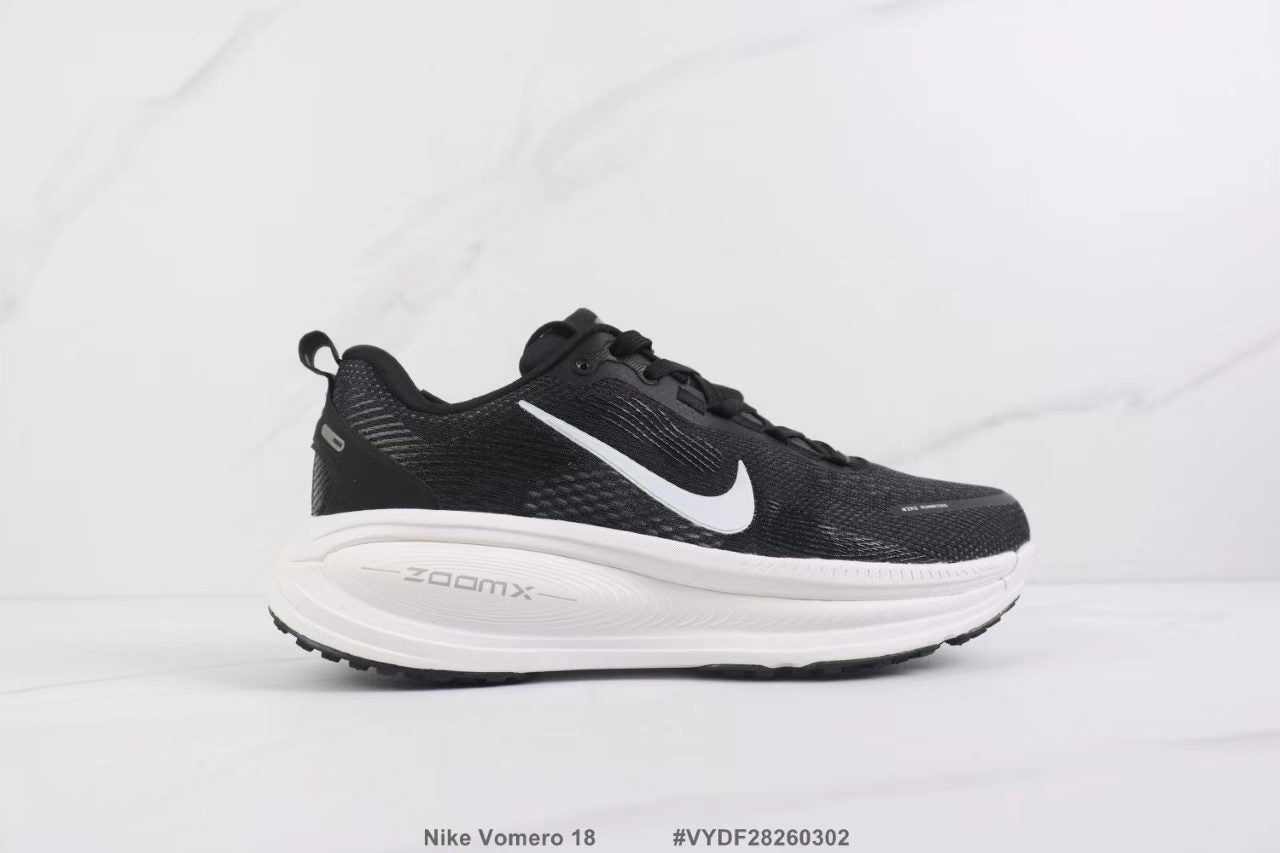Nike Zoom Vomero with Black/White Swoosh: Monochromatic Precision