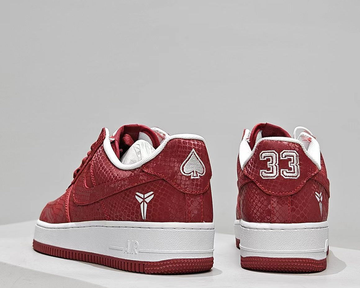 Nike Air Force 1 “White/University Red” – Crisp Heritage with a Bold Pop