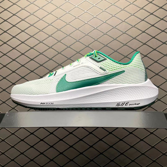 Nike Zoom Pegasus in White/Green: Botanical Velocity