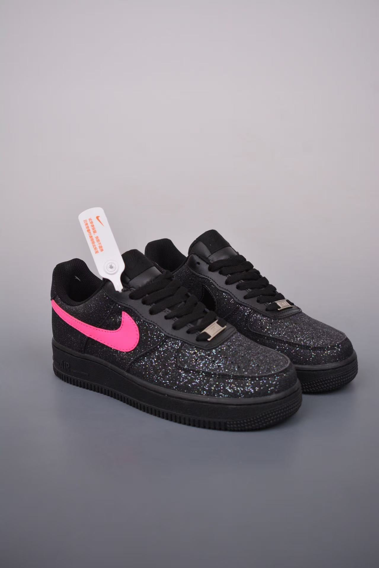 Nike Air Force 1 '07 "All-Star" in Black/Pink: Cosmic Bloom