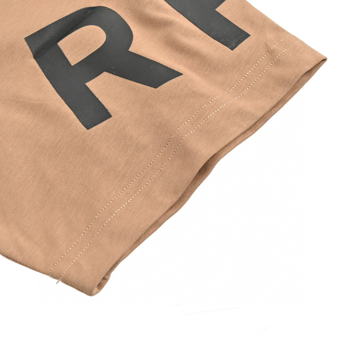 Burberry Beige T-Shirt with Graphic Text