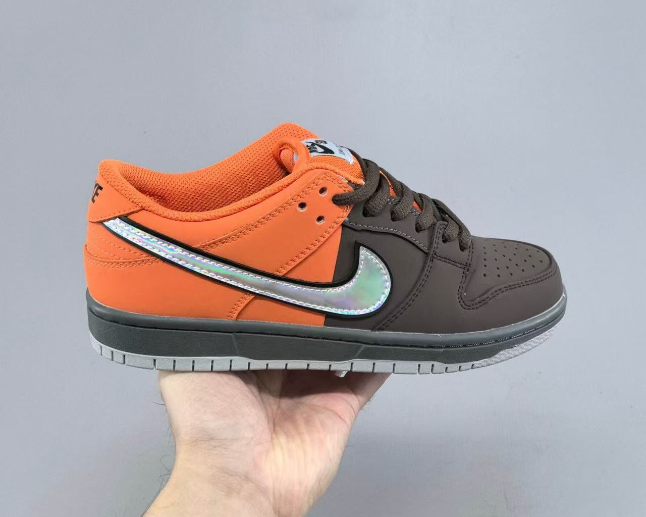 Nike SB Dunk Low “Muni Fast Pass” – Safety Orange/Baroque Brown