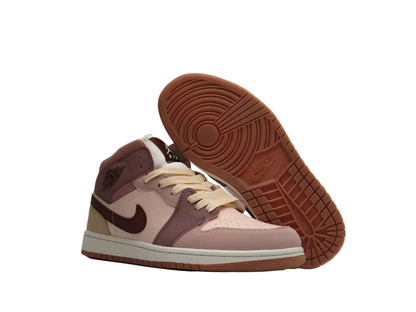 Air Jordan 1 Mid "Red Bean"