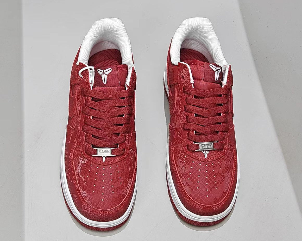 Nike Air Force 1 “White/University Red” – Crisp Heritage with a Bold Pop