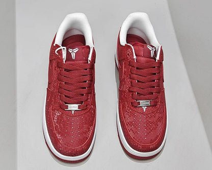 Nike Air Force 1 “White/University Red” – Crisp Heritage with a Bold Pop