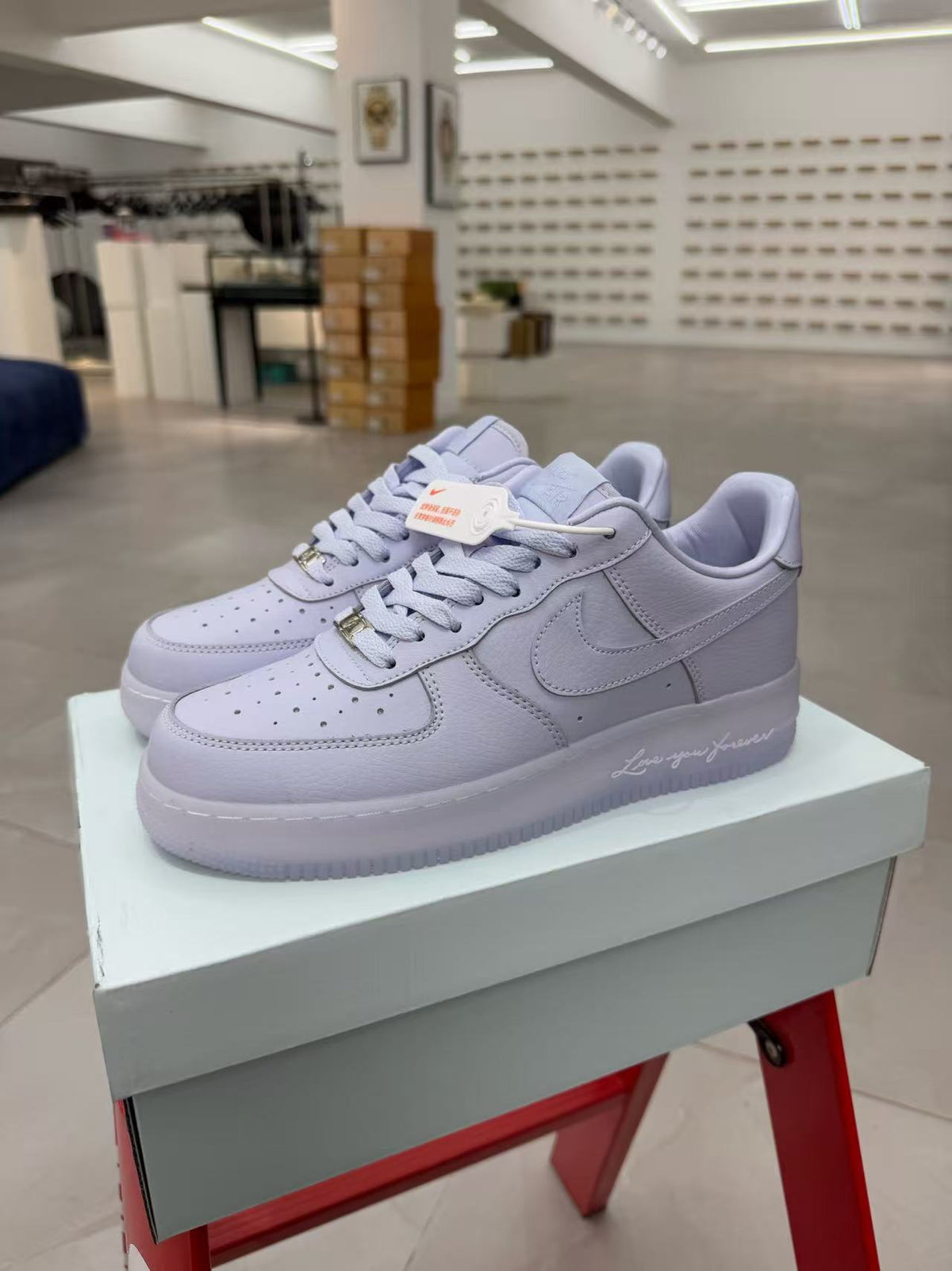 Nike Air Force 1 '07 in Purple: Regal Statement