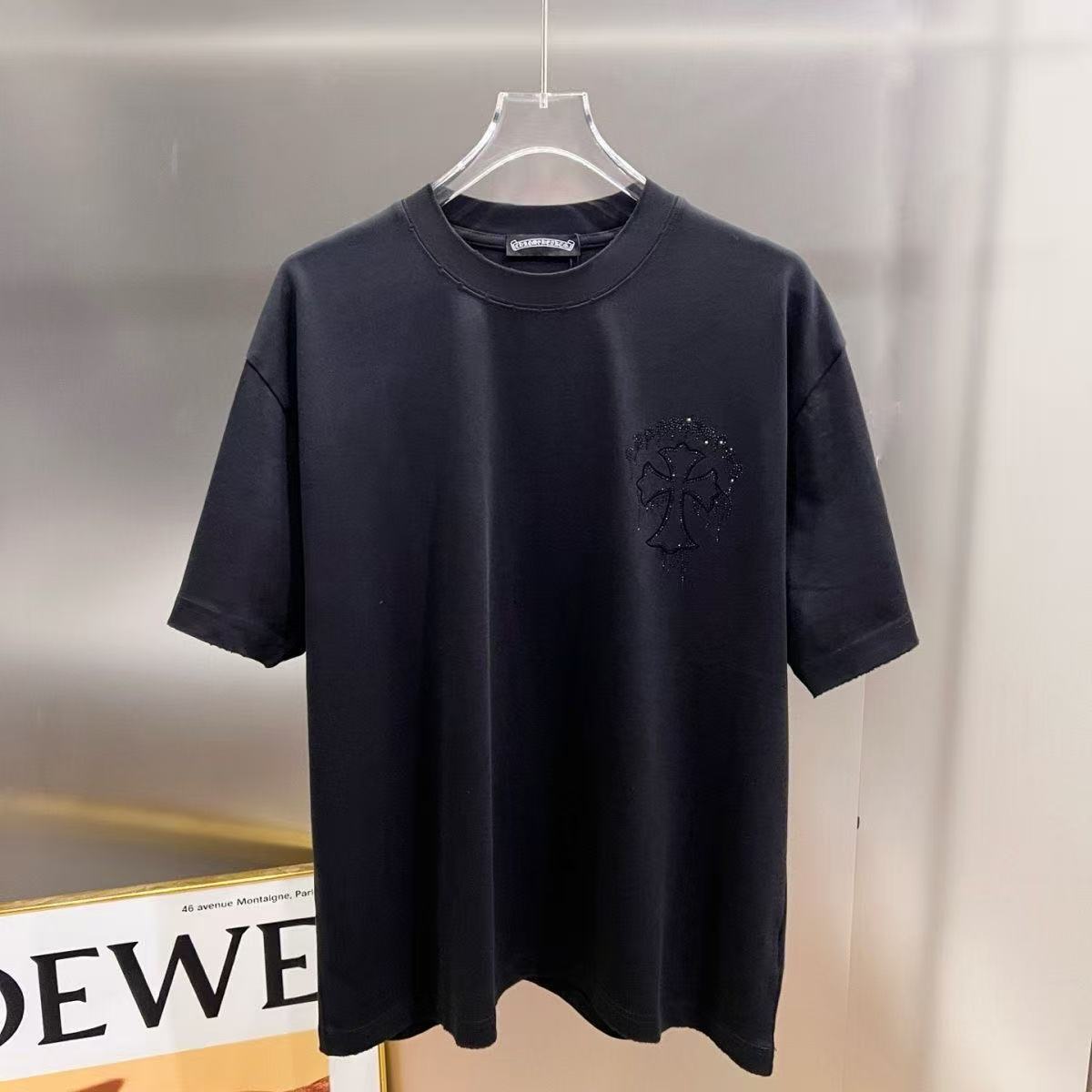 Chrome Hearts Classic Crewneck T-Shirt in All Black