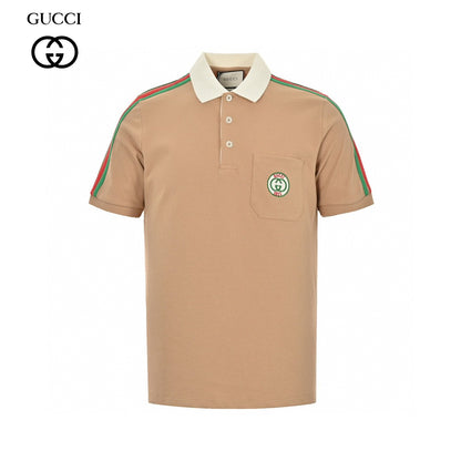 Gucci Stripe Sleeve Polo Shirt