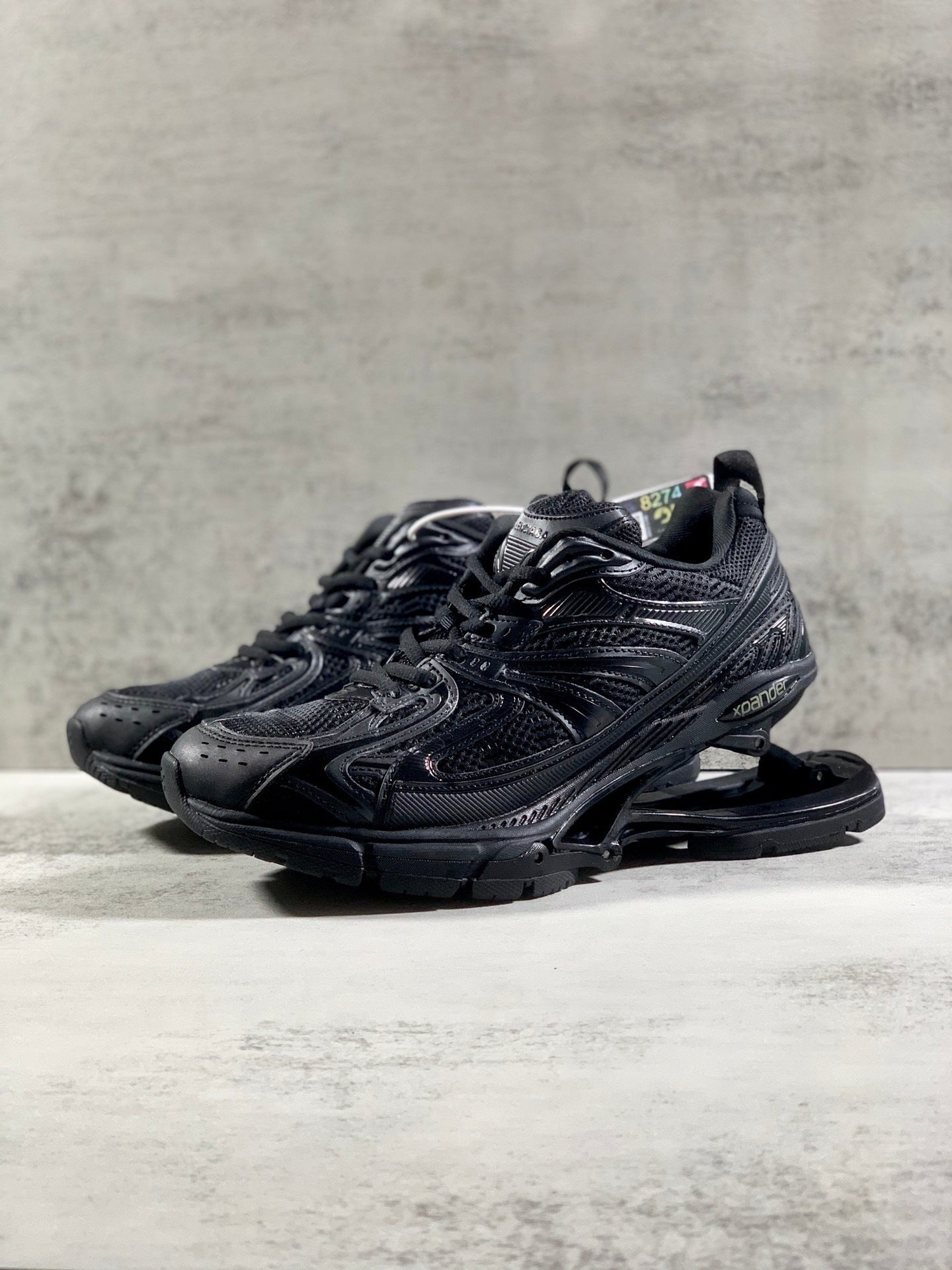 Balenciaga Black Retro Spring Sneaker: Stealth Mechanics