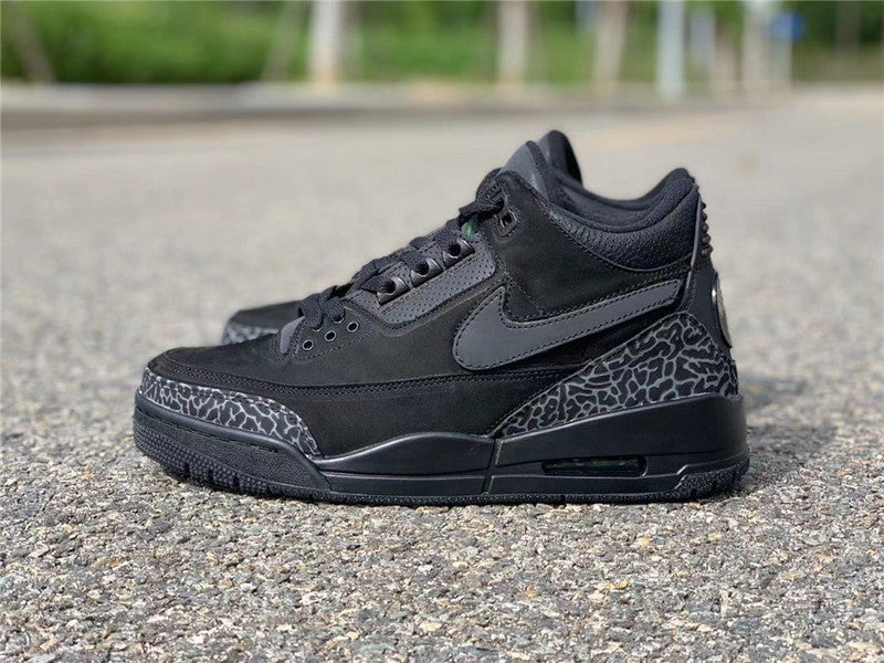 AIR JORDAN 3 TINKER BLACK CAT BLACK/BLACK/BLACK