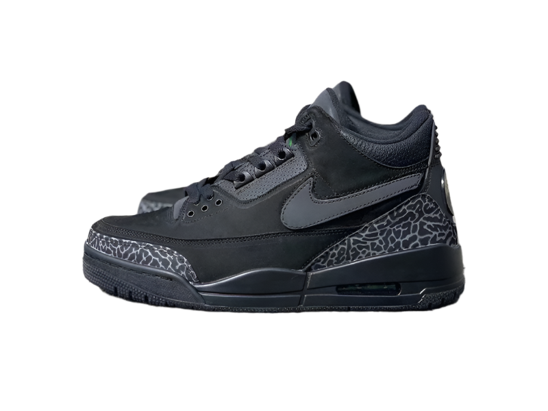 AIR JORDAN 3 TINKER BLACK CAT BLACK/BLACK/BLACK - Prime Reps