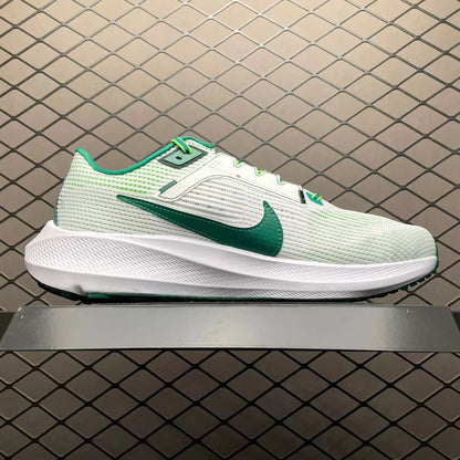 Nike Zoom Pegasus in White/Green: Botanical Velocity