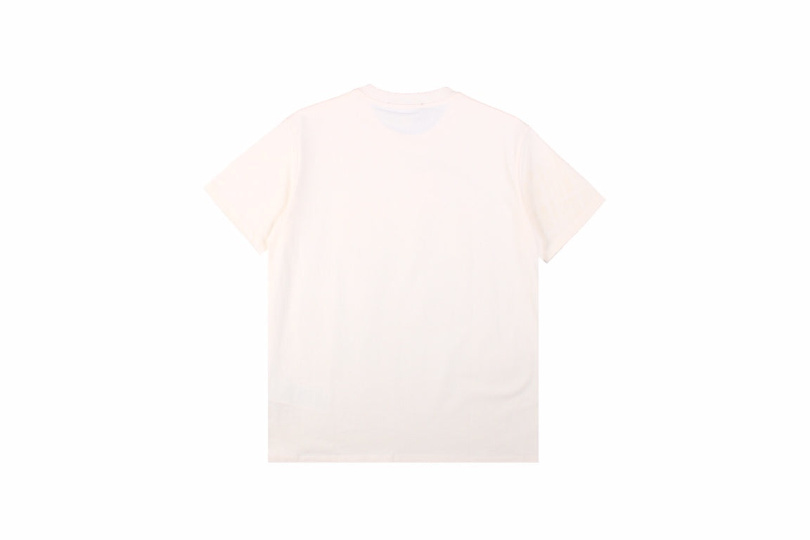 Gucci Lightning Bolt Logo T-Shirt in Cream