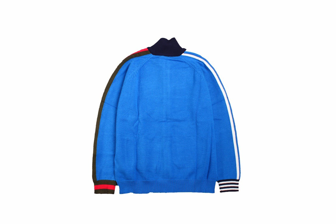 g*u*i x Ad*s blue track jacket