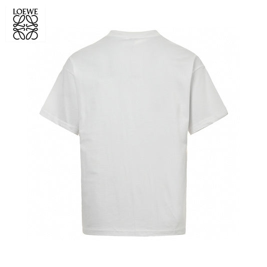 Loewe White Pocket Logo T-Shirt Primereps
