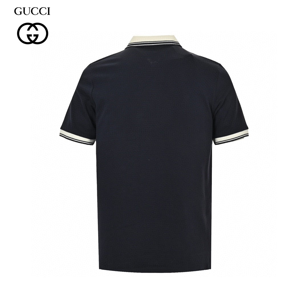 G*u*i navy polo shirt