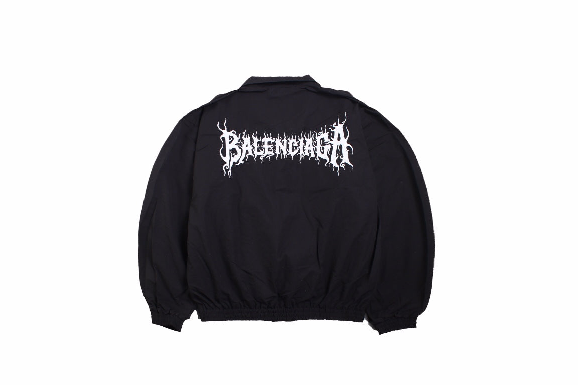 Ba*len*cia*ga black zip-up jacket