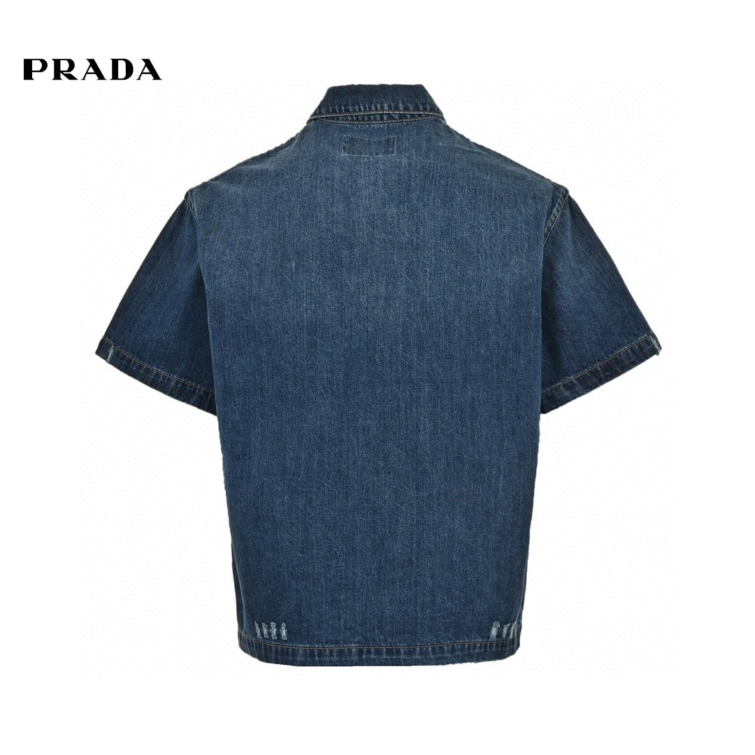 Pra*a denim shirt