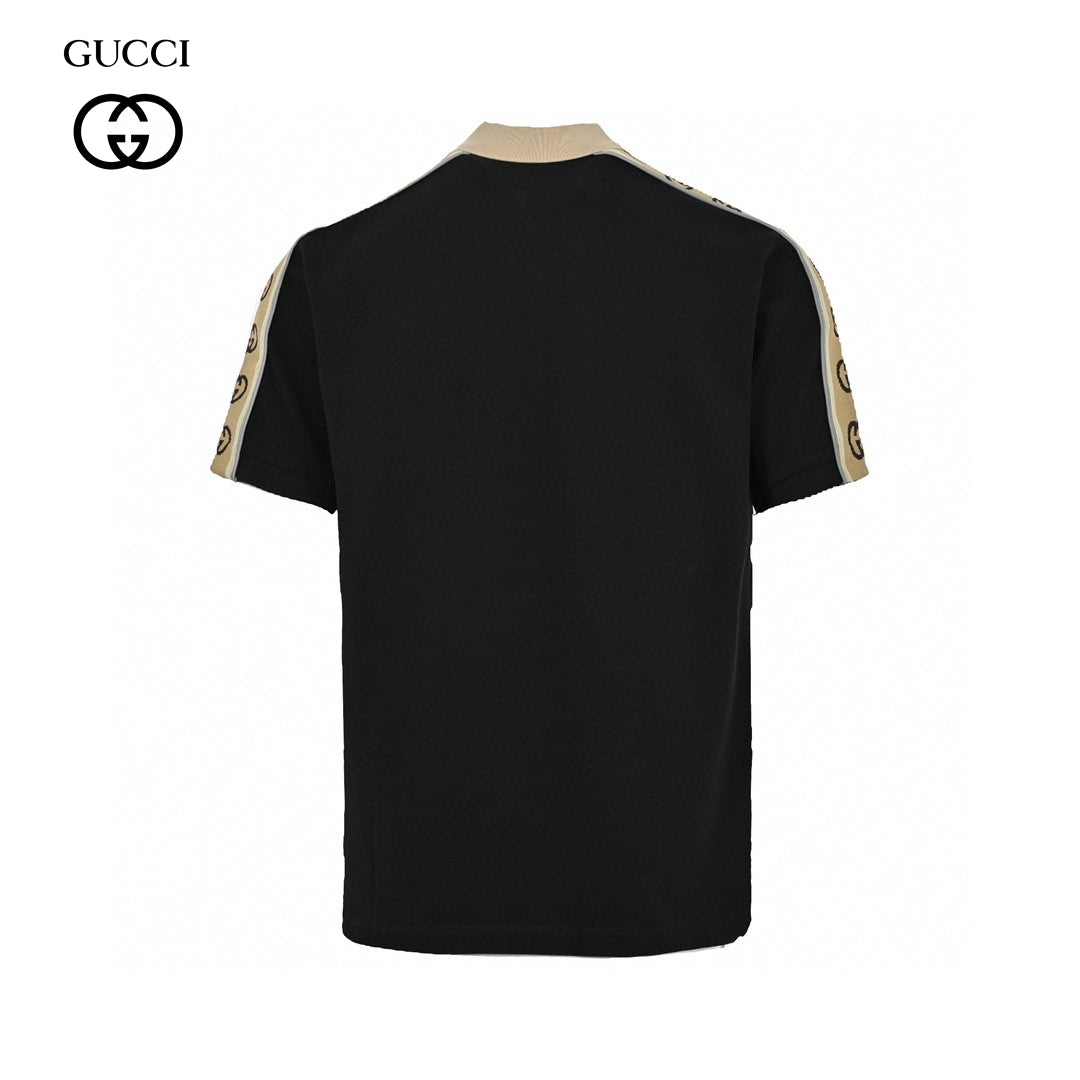 G*u*i polo shirt with logo tape