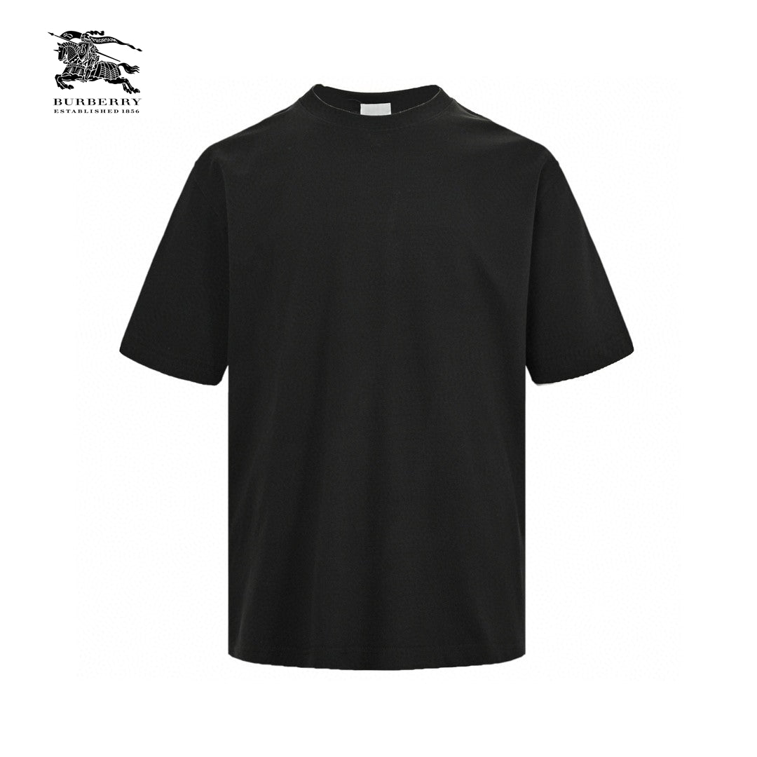 Burberry Black Cotton T-Shirt Primereps