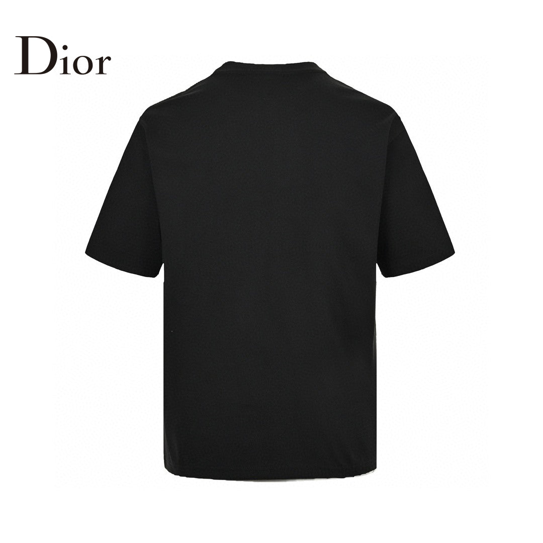 Dior Oversized Logo Black T-Shirt