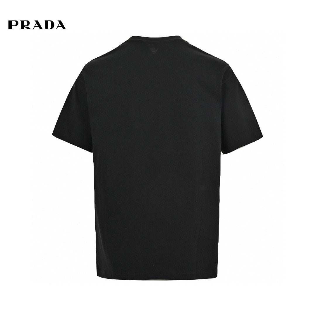 Pra*a milano logo t-shirt (black)