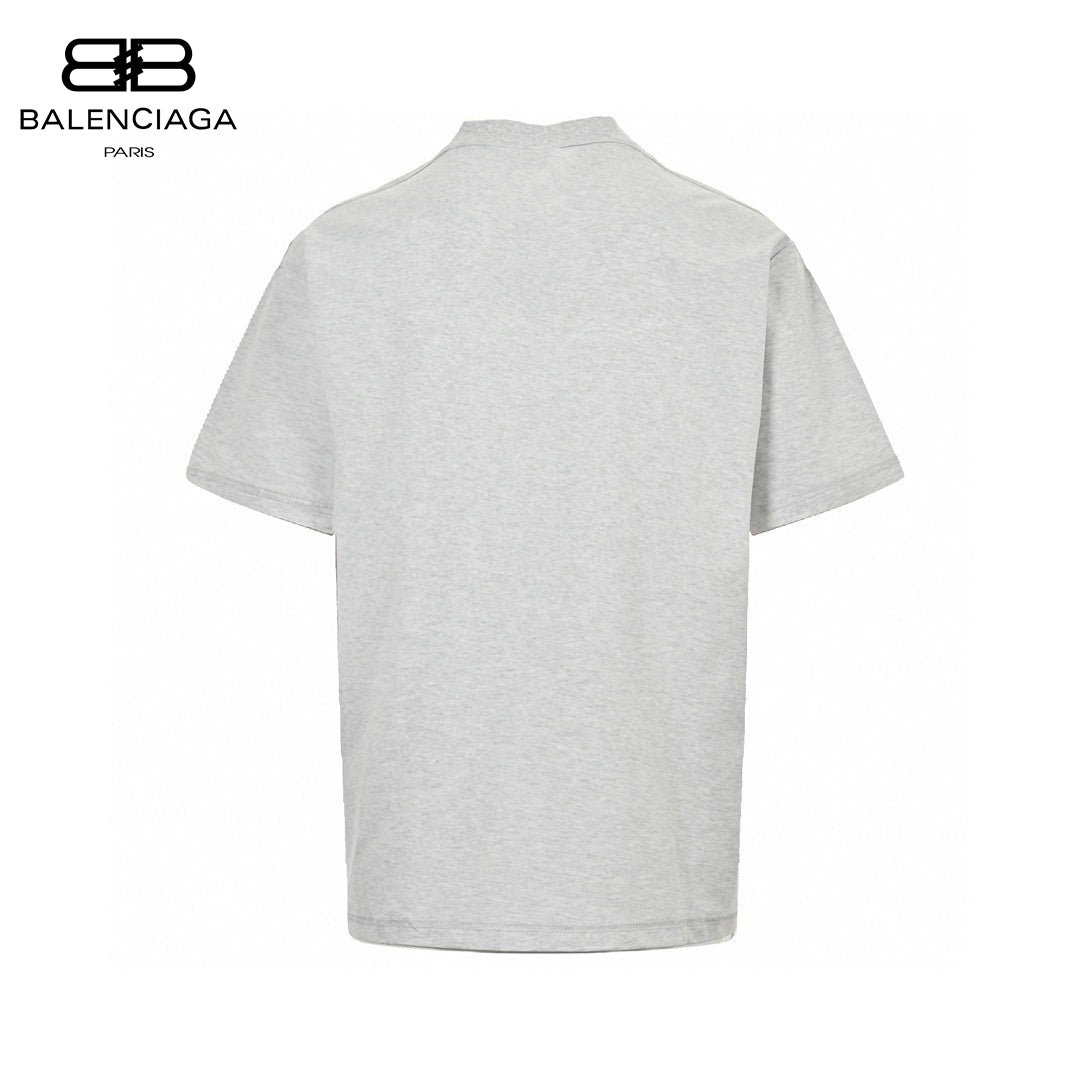 Ba*len*cia*ga reflective logo t-shirt