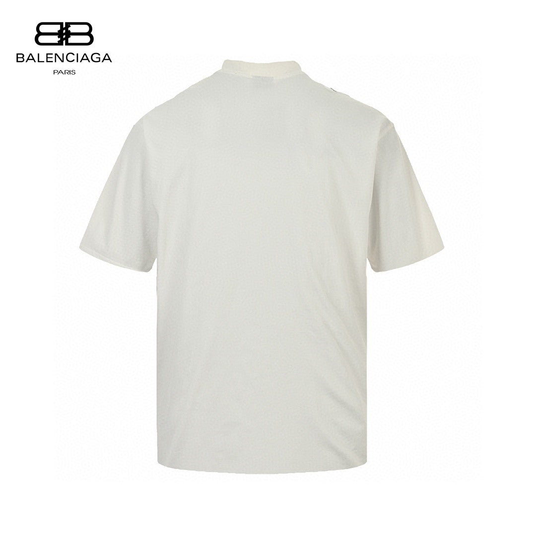 Balenciaga Planet Earth T-Shirt (White)