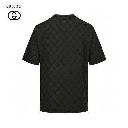 Gucci GG Patterned T-Shirt (Black)