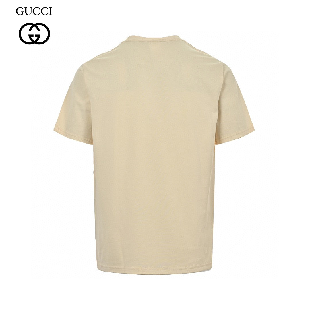 G*u*i splatter logo t-shirt (beige)